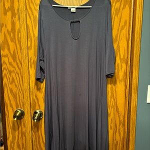 Elegant Gray Women's Dress